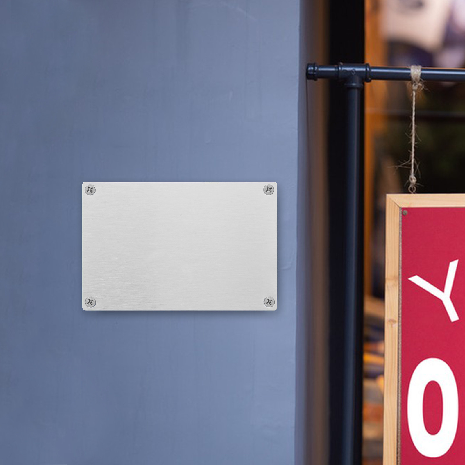 5Pcs Stainless Steel Blank Out - огляд і ціна Yard Sign Blank