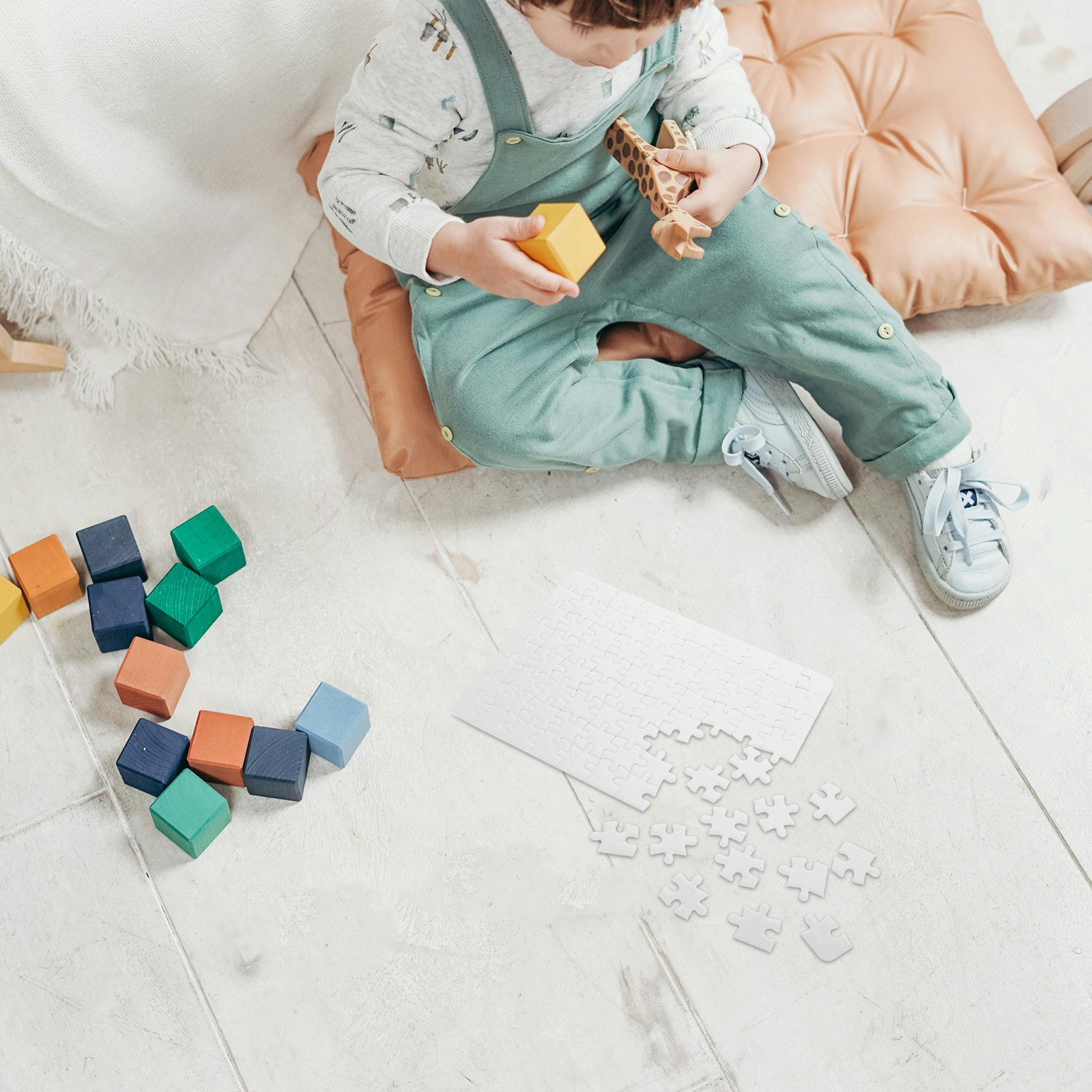 4Sheets Blank Jigsaw Puzzles W - огляд і ціна Puzzle Blank White