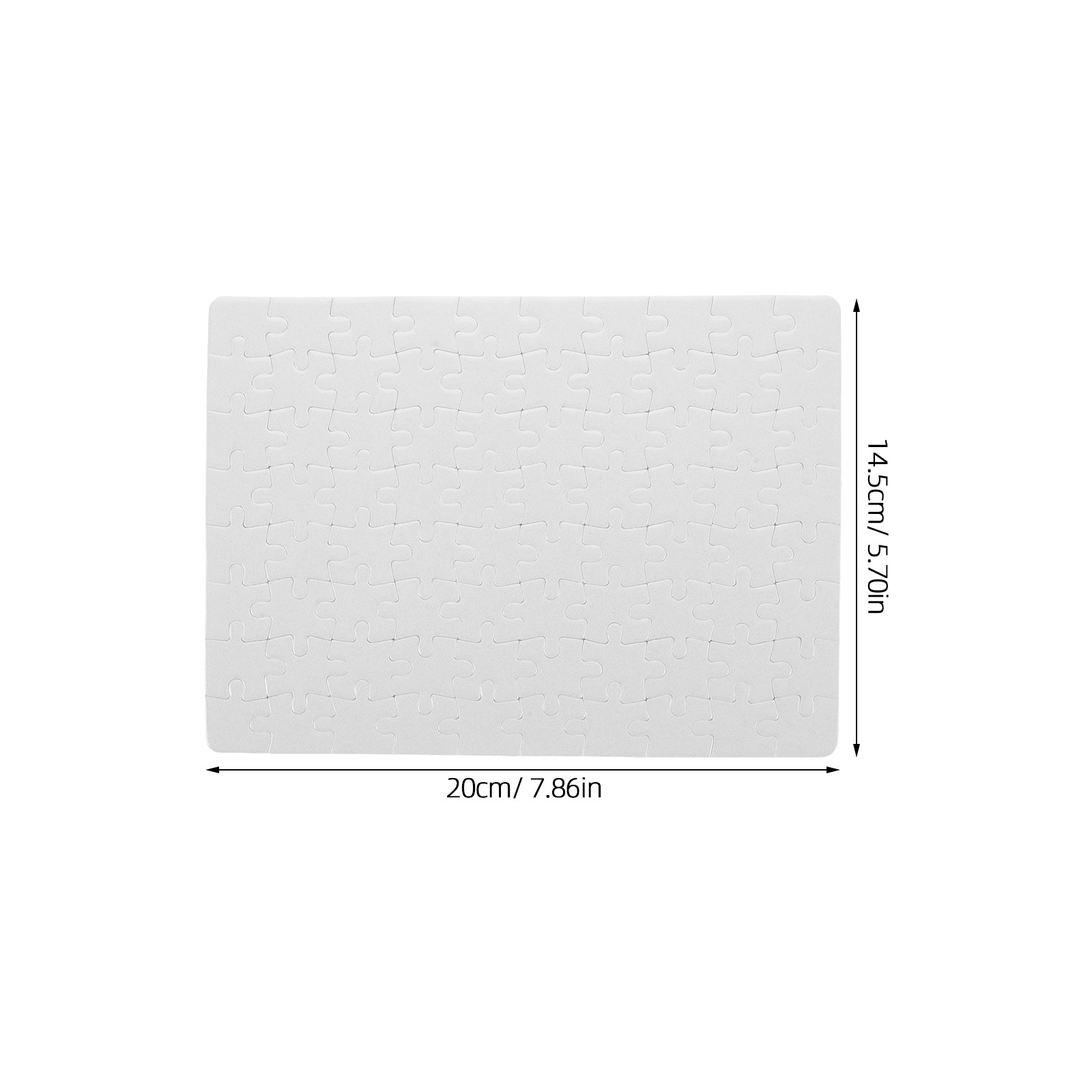 4Sheets Blank Jigsaw Puzzles W - огляд і ціна Puzzle Blank White