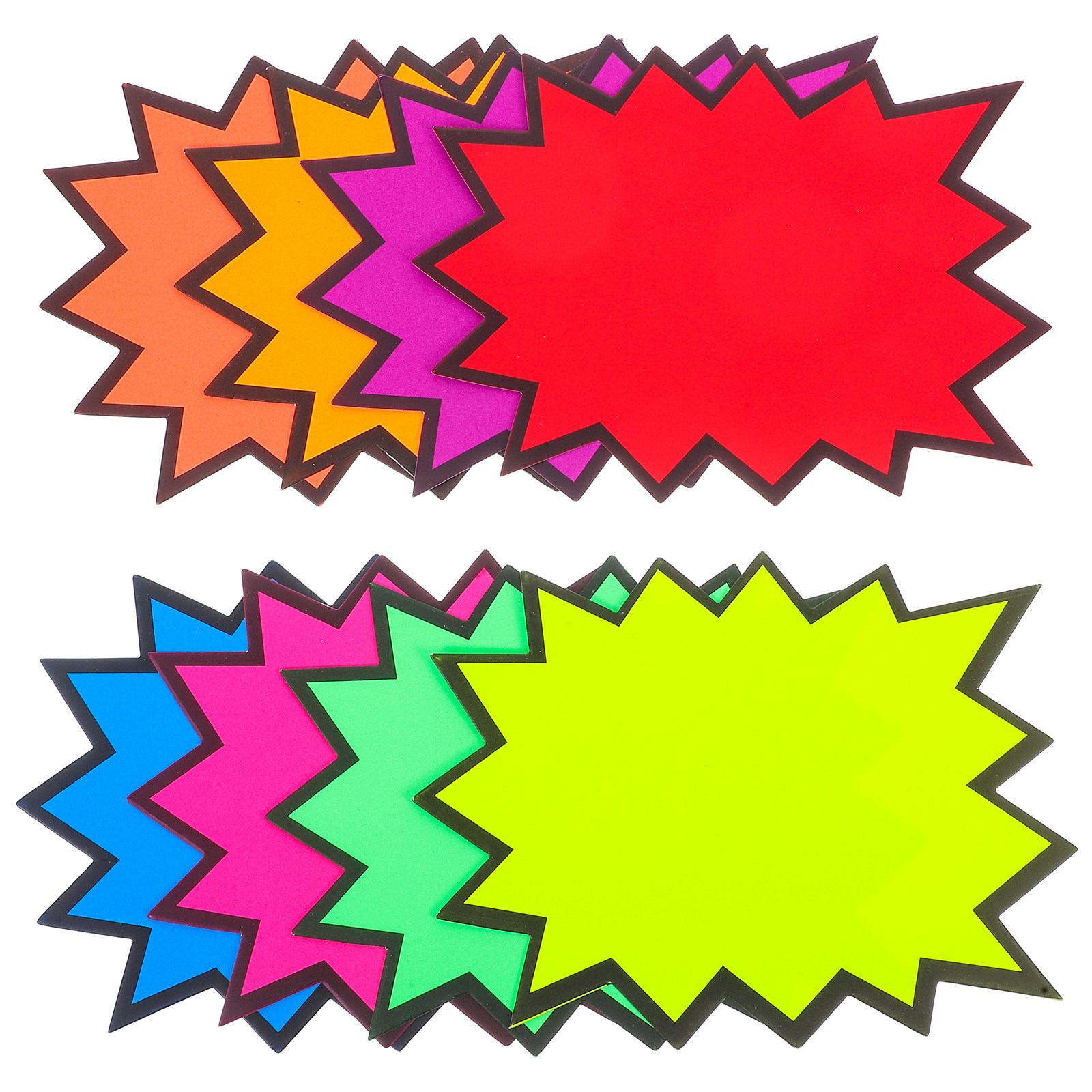 80Pcs Fluorescent Price Tags B - огляд і ціна Yard Sign Blank