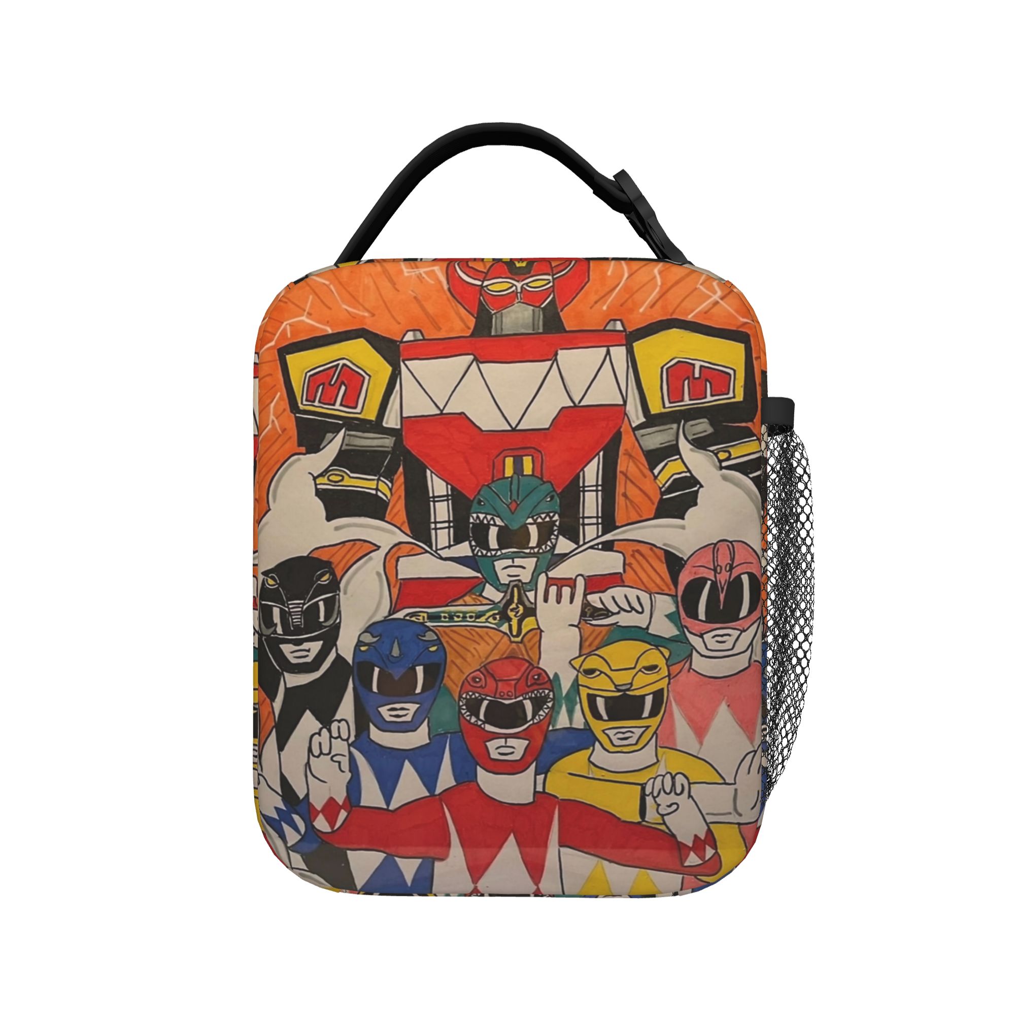 Power Rangers and Megazord Art - огляд і ціна Tote Bag Sublimation
