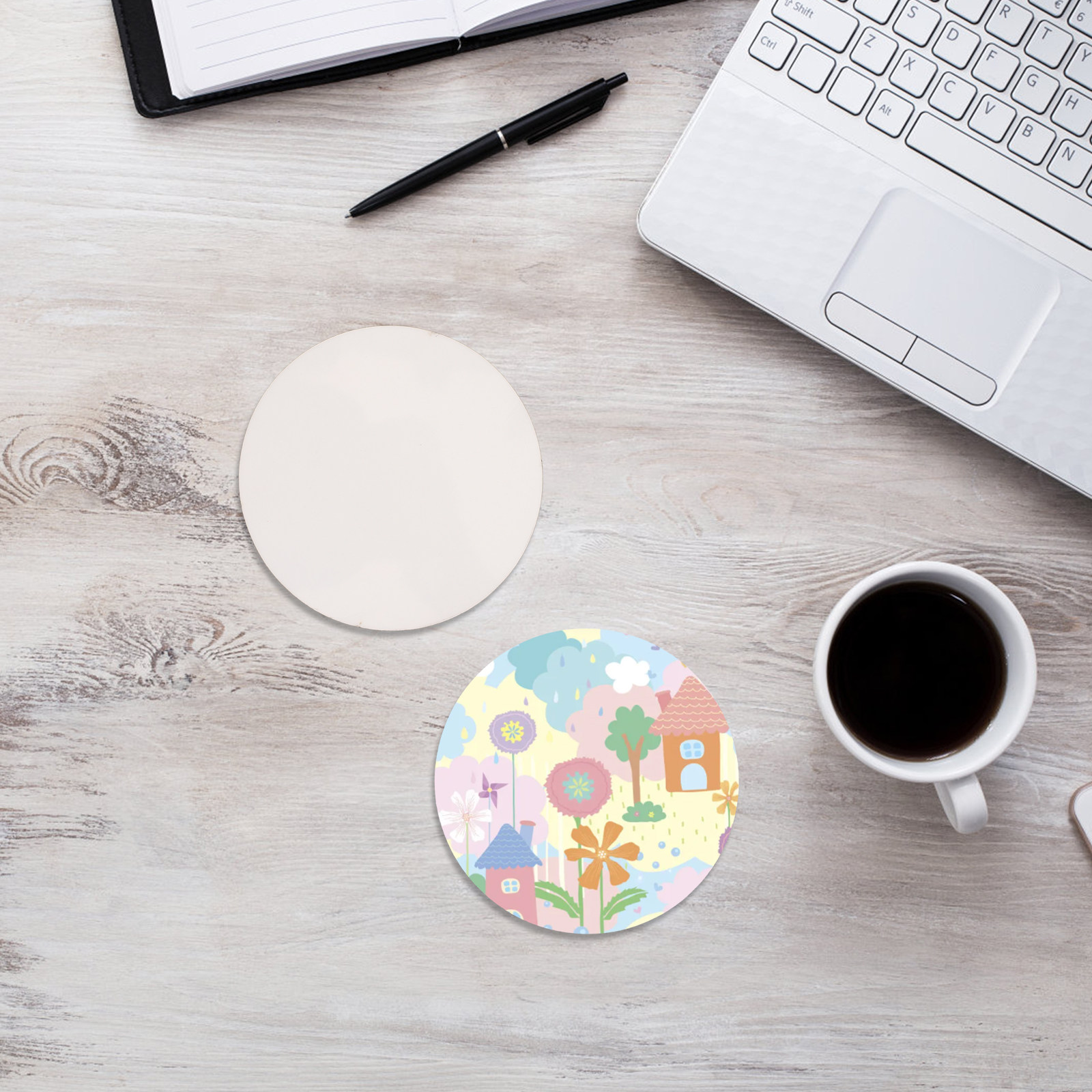 10Pcs Sublimation Wooden Coast - огляд і ціна Coaster Sublimation Blank