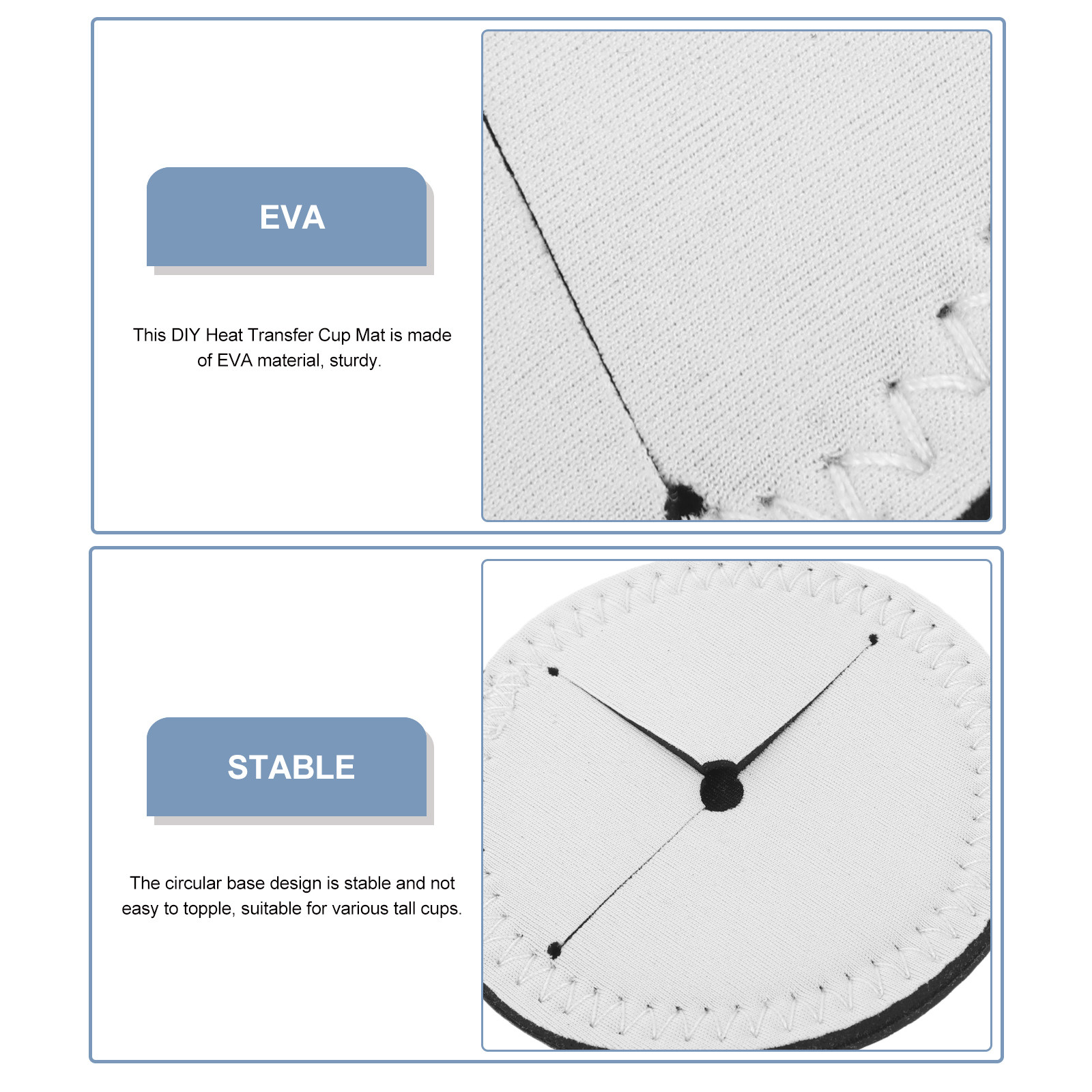 4Pcs Sublimation Coasters Blan - огляд і ціна Coaster Sublimation Blank